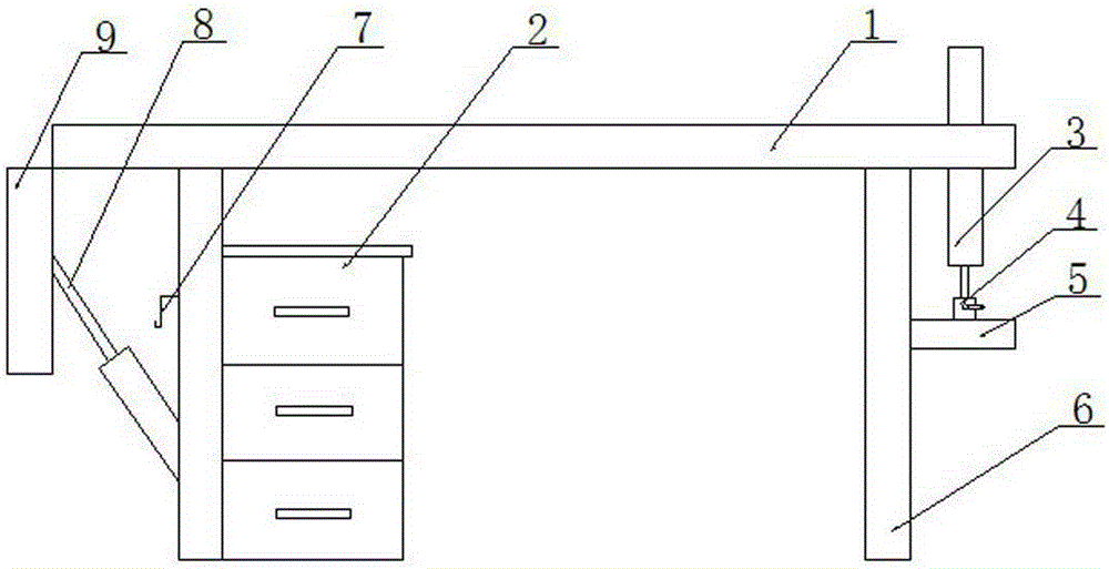 Extensible office table