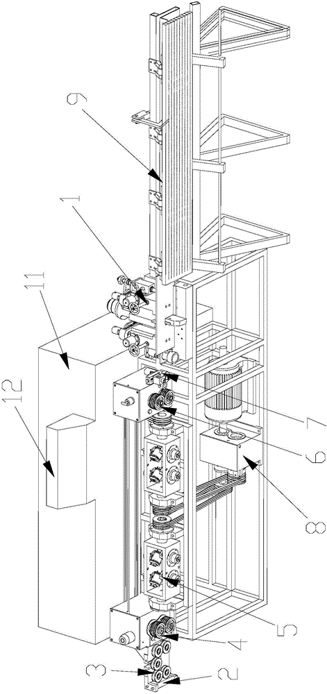 Adjustable numerically-controlled plate-type rebar machine