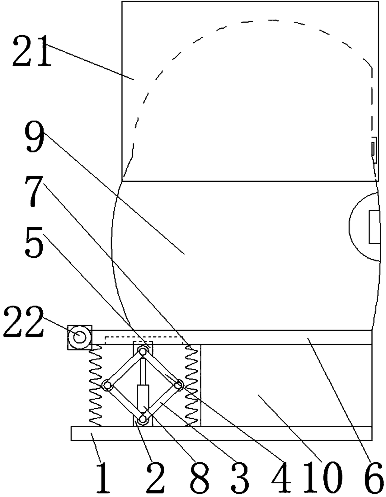 Monitor camera for import and export of cargoes