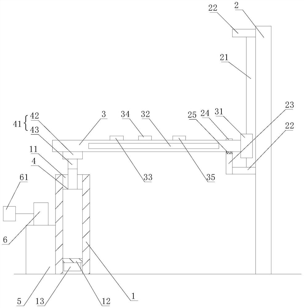 System for controlling new energy vehicle to drive into charging parking space