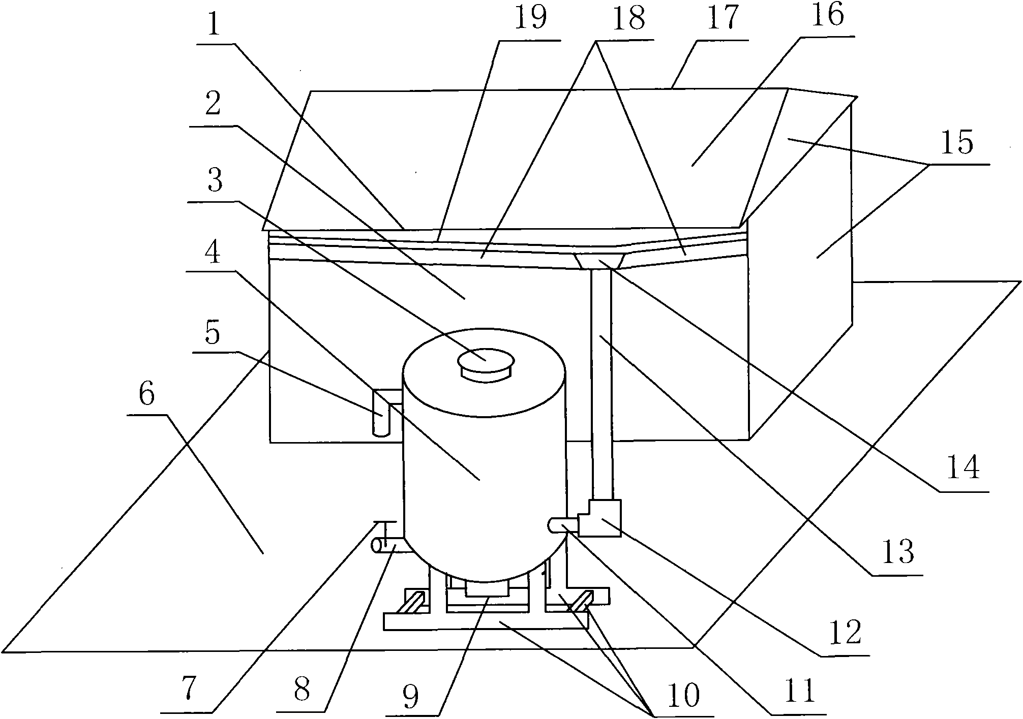 Roof rainwater collector