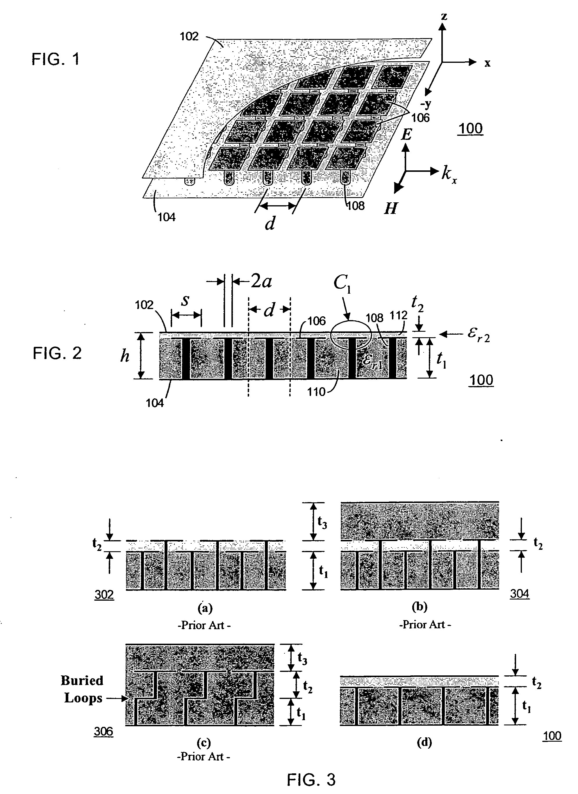 Circuit and method for suppression of electromagnetic coupling and switching noise in multilayer printed circuit boards