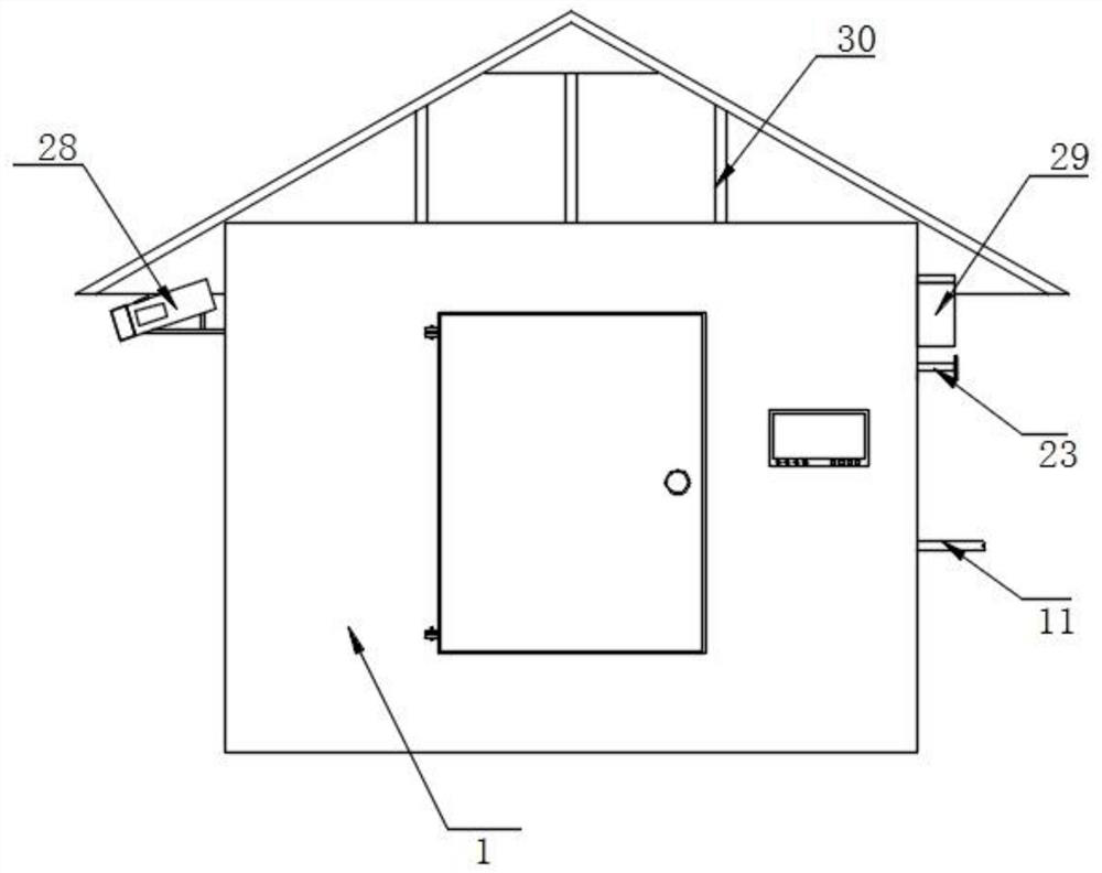 Outdoor henhouse for native chicken breeding