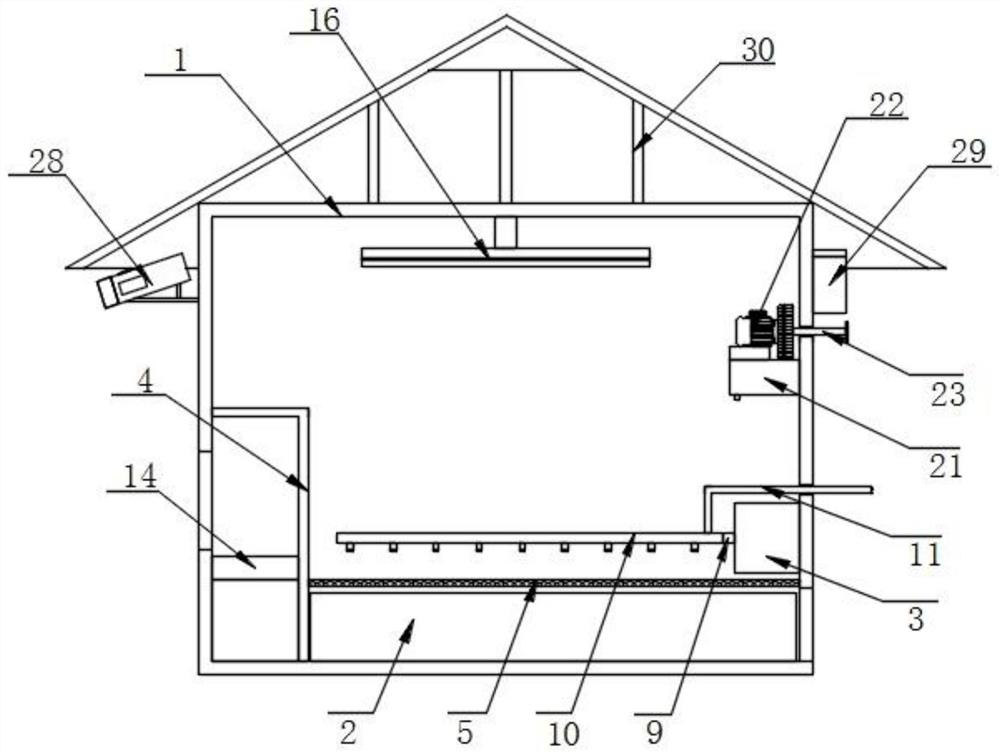 Outdoor henhouse for native chicken breeding