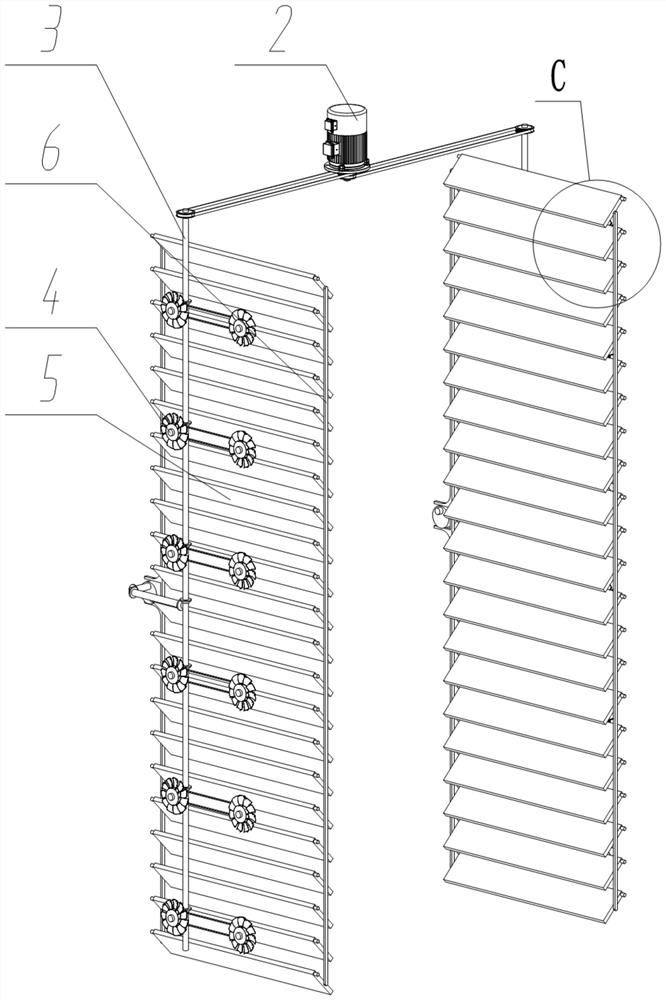 Auxiliary air intake device for internal ventilation of power distribution cabinet