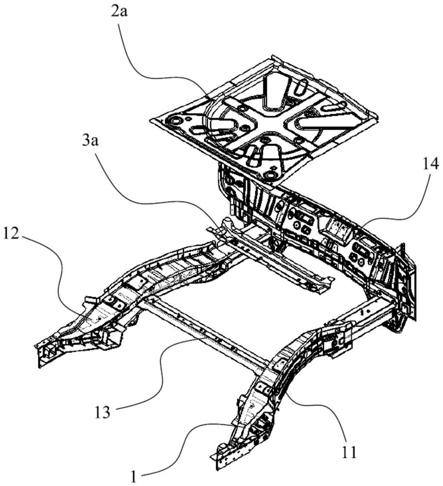 Rear floor frame and vehicle body rear structure