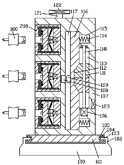 Stably connected refrigerator device