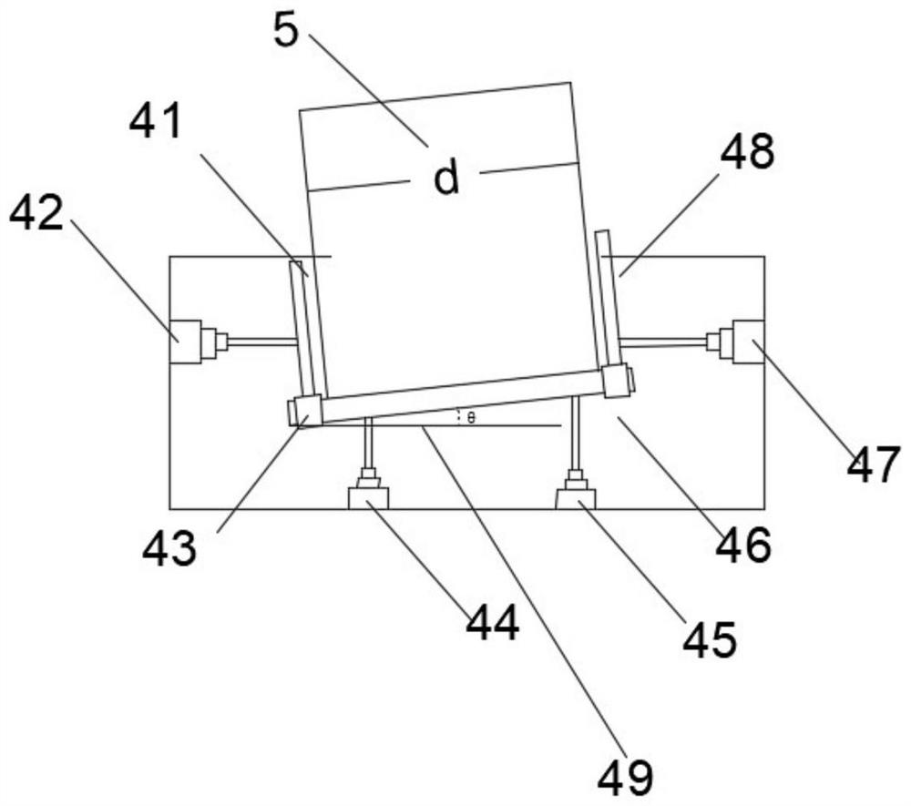 Sample container storage device for medical examination