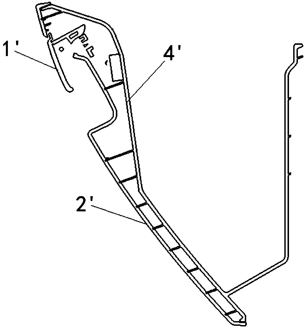 A push-button glove box lock