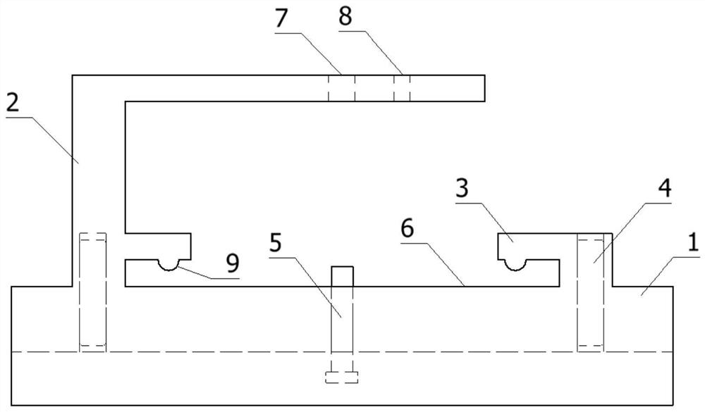 Suitable for multi-channel corrosion electrolytic cell loading and supporting devices considering the influence of bending stress