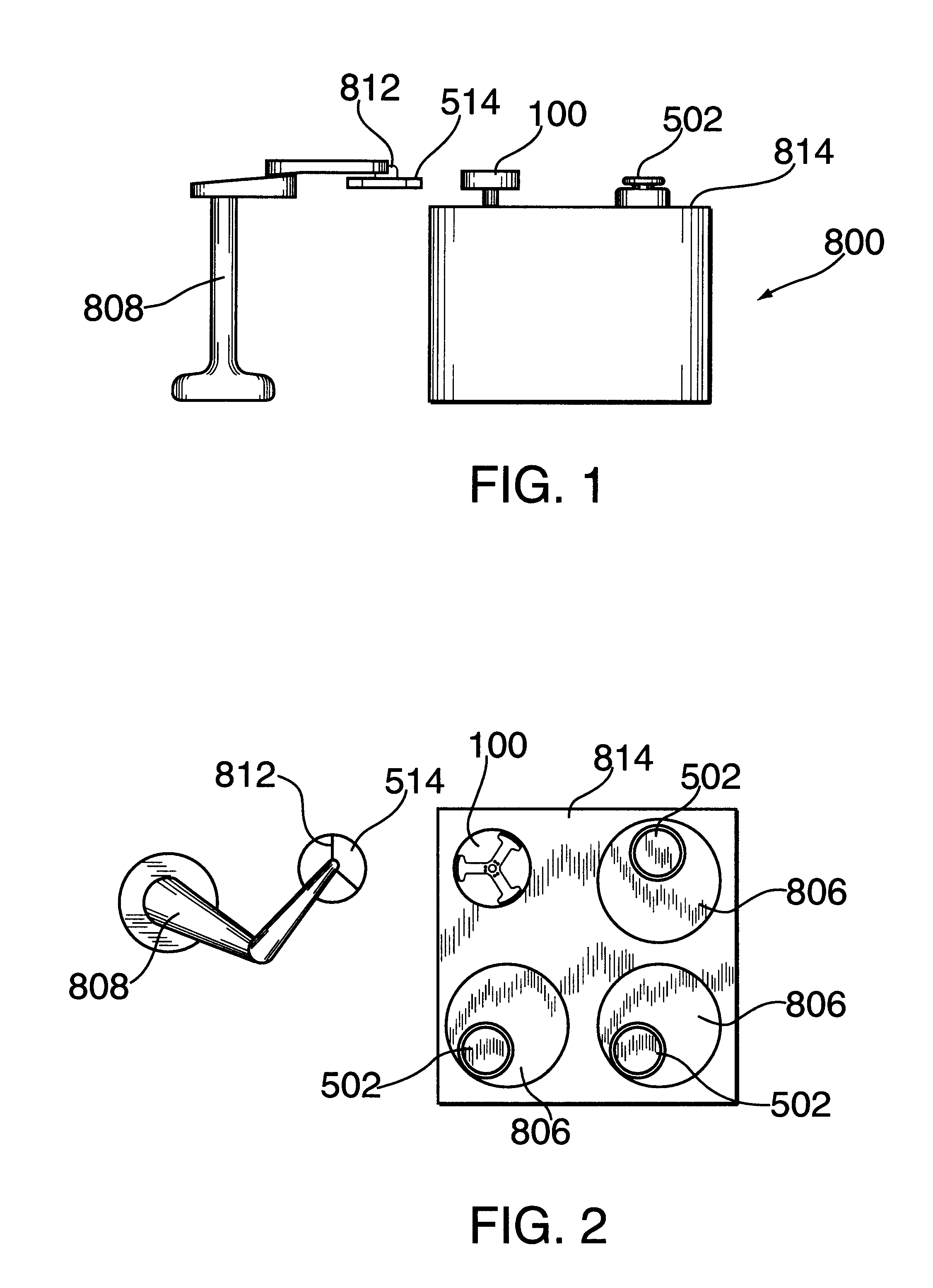 Edge contact loadcup