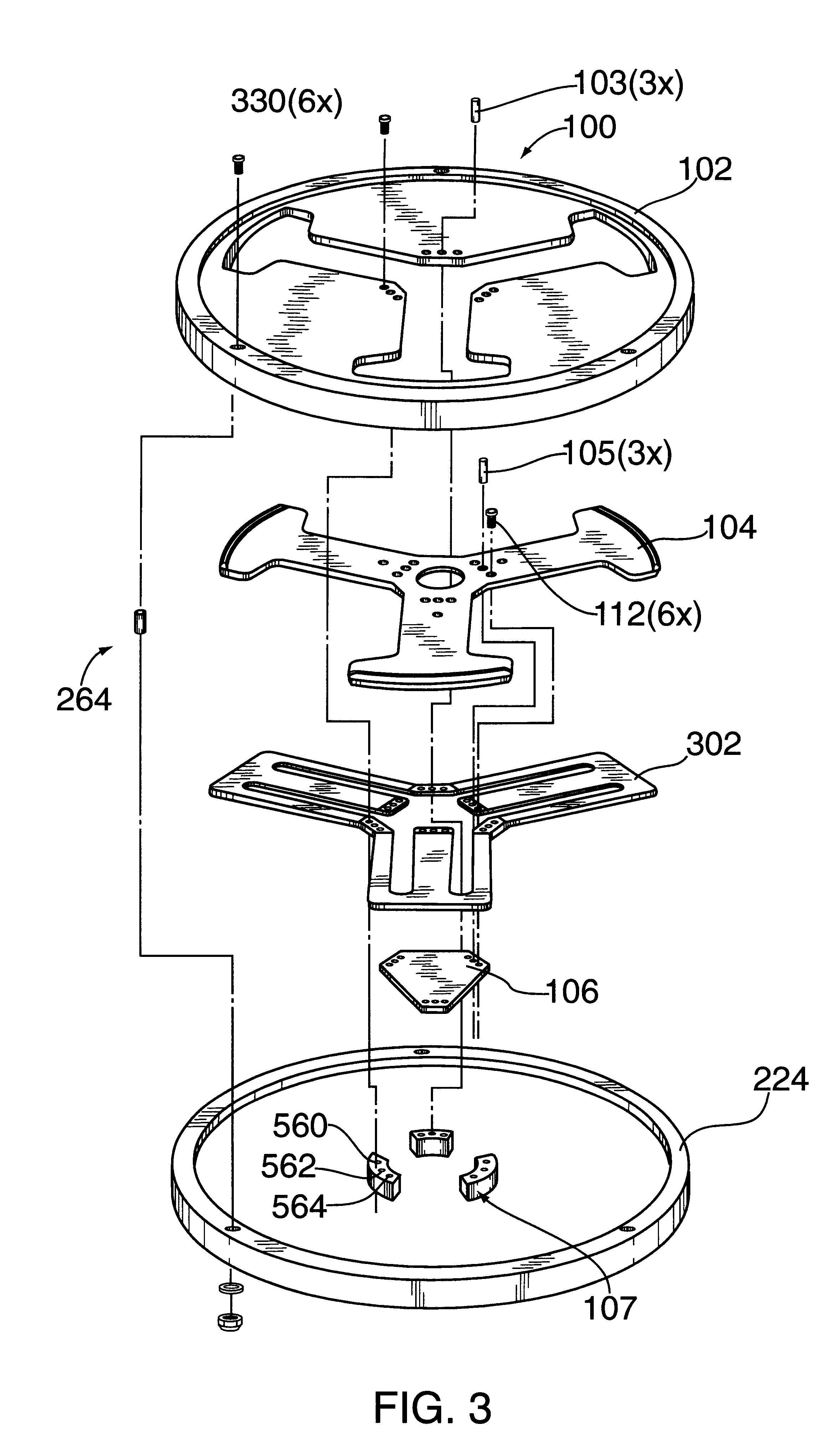 Edge contact loadcup