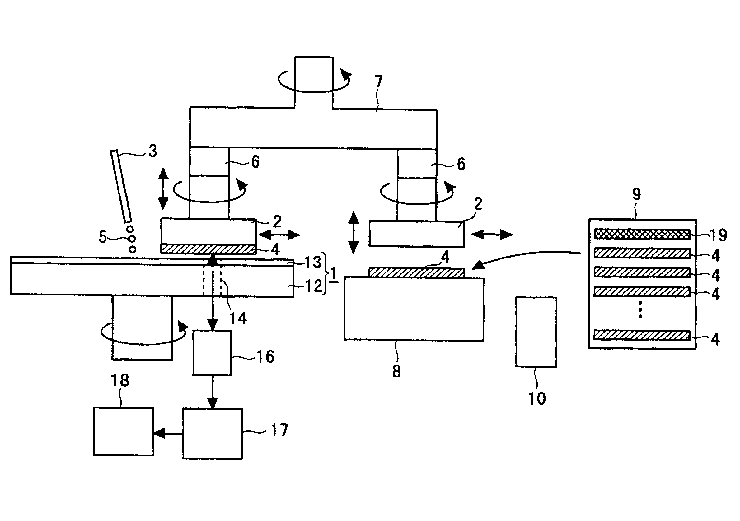 Method and apparatus for monitoring polishing state, polishing device, process wafer, semiconductor device, and method of manufacturing semiconductor device