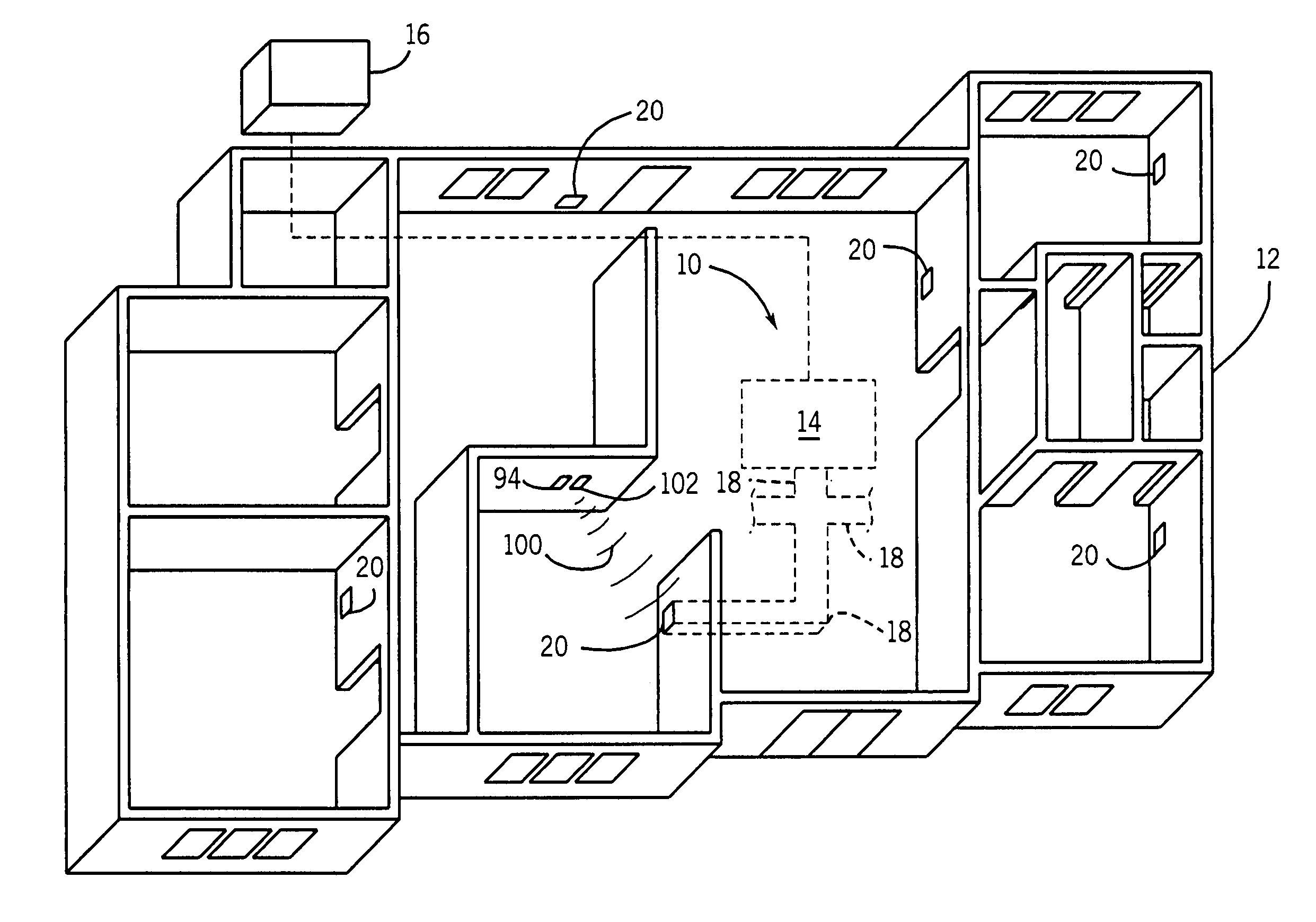 Programmable energy saving register vent