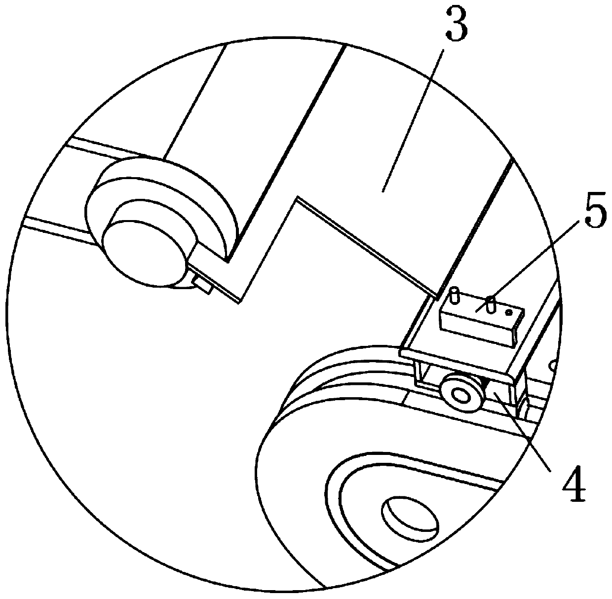 Cloth drying device used after printing processing