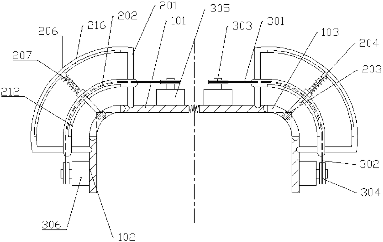 Marble corner processing device