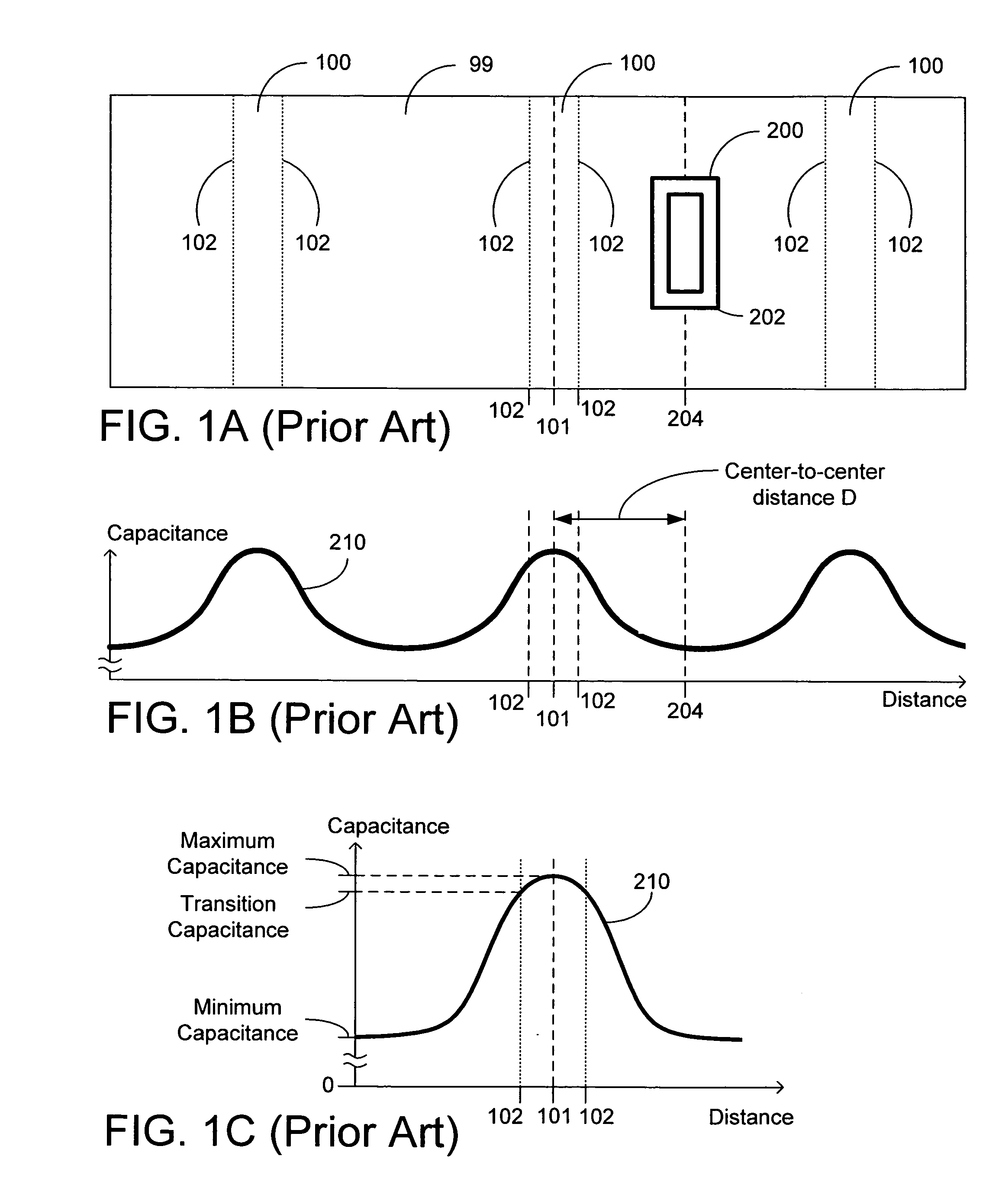 Ratiometric stud sensing