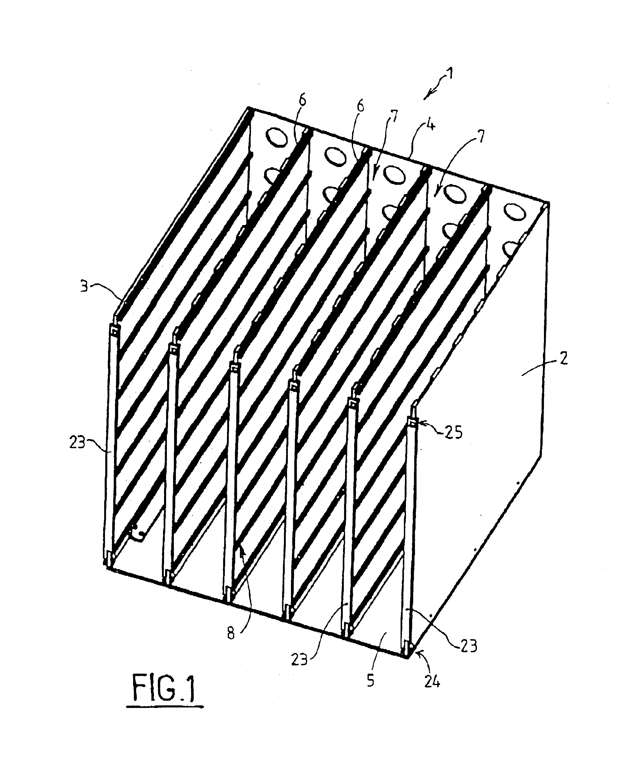 Storage magazine for propellant charge modules