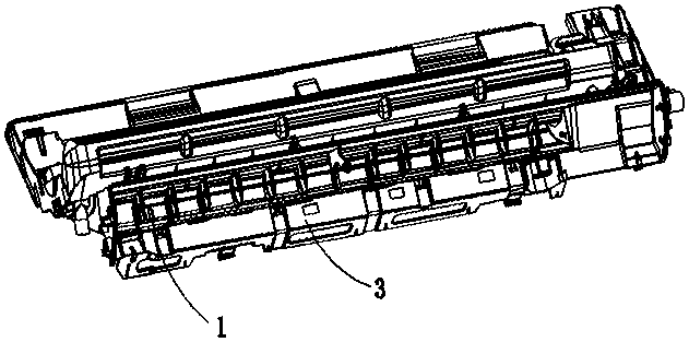 Air flow adjusting structure of air flue and air conditioner