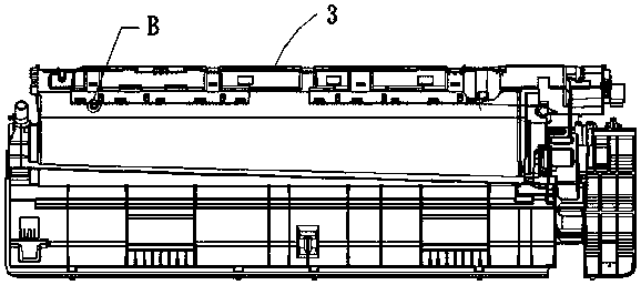 Air flow adjusting structure of air flue and air conditioner