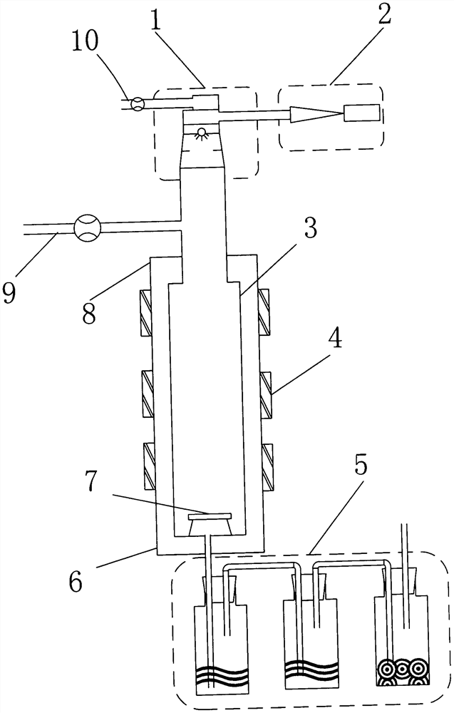 Electrostatic atomization chemical vapor deposition gallium oxide film system