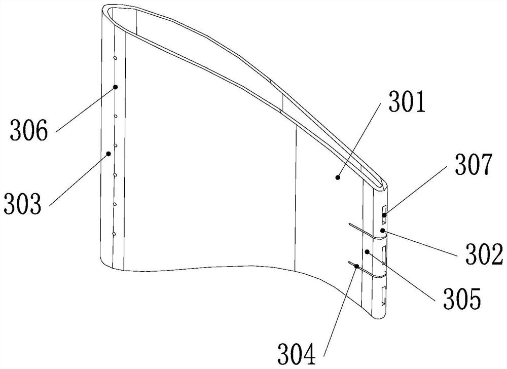 Adjustable turbine guide and its forming method