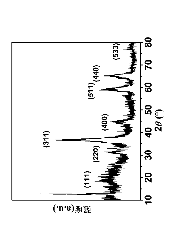 Preparation method for nano metal oxide graphene composite material