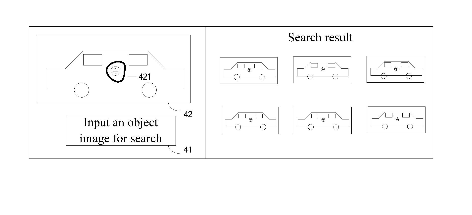 Object search method, search verification method and apparatuses thereof