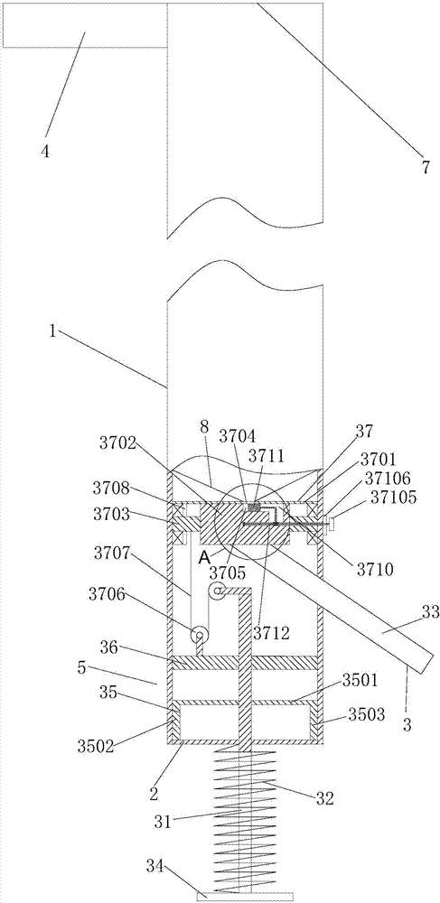 Rat poison bait casting device