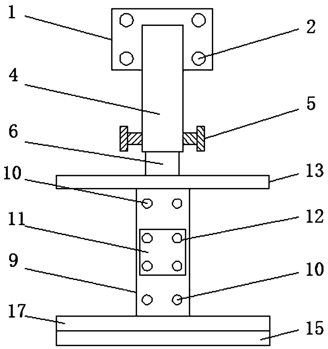 Extendable and retractable suspension bracket for television