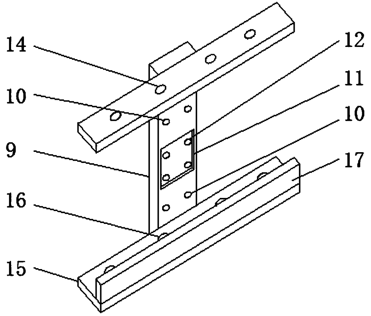 Extendable and retractable suspension bracket for television