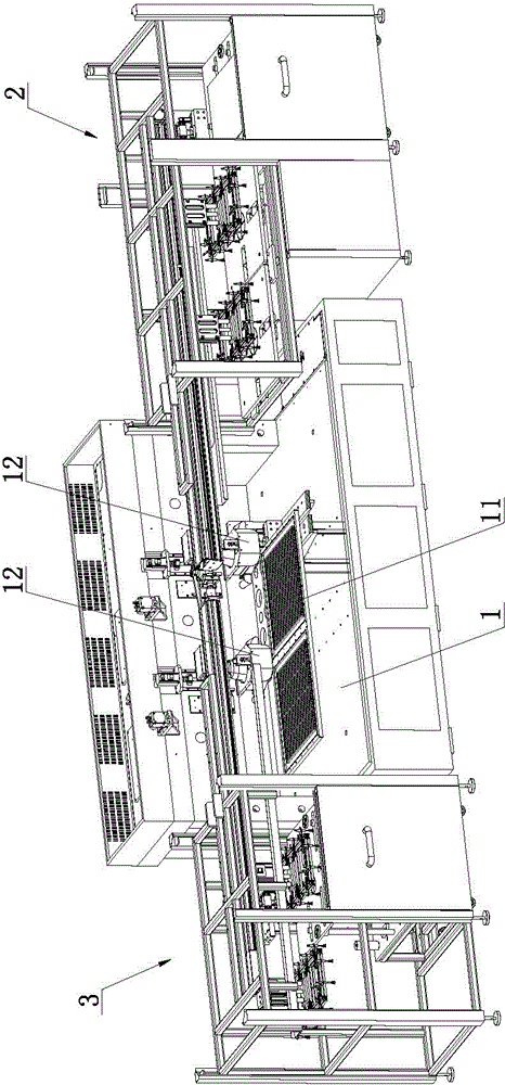 High-speed laser drilling machine capable of charging and discharging automatically