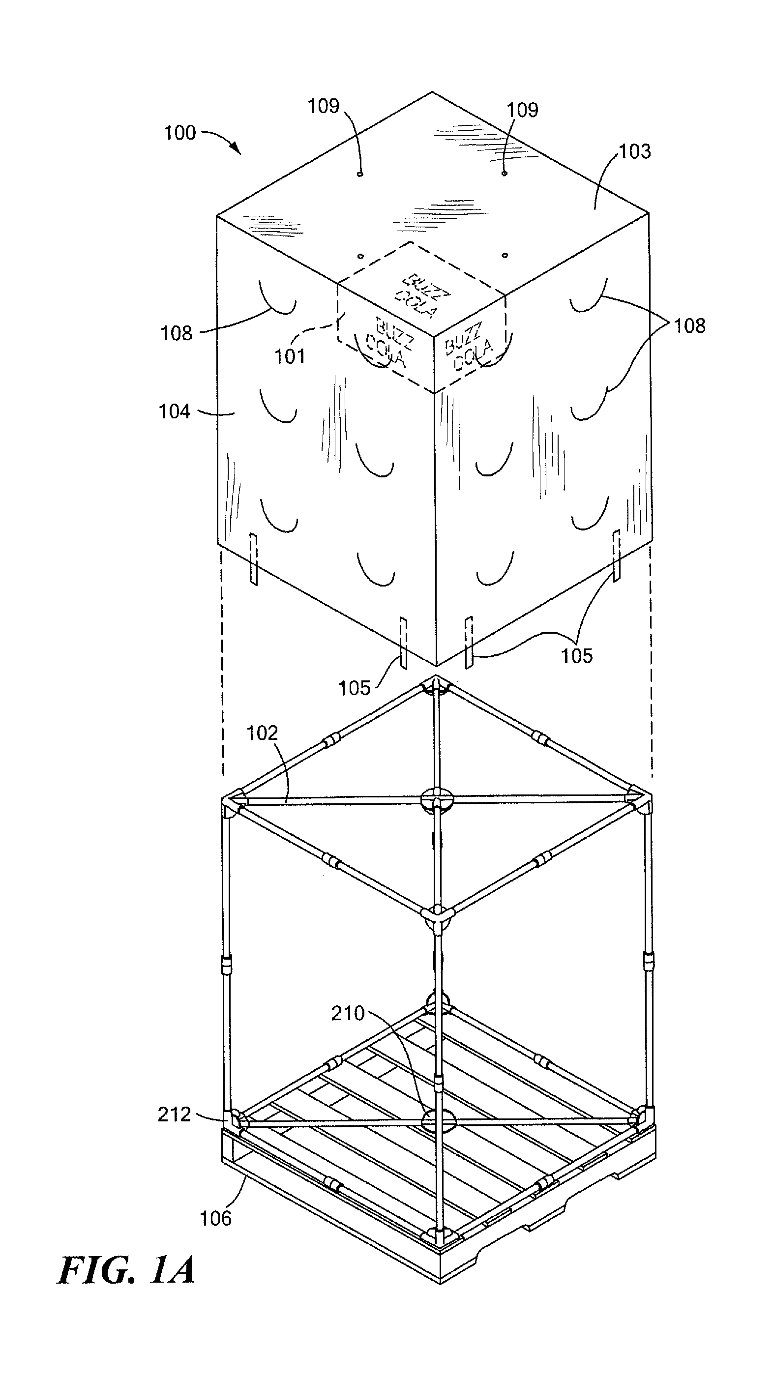 System and method for simulating goods in bulk