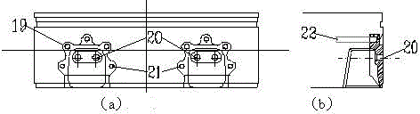 Splicing structure for pipe pieces of ellipse-like shield tunnel with stand column