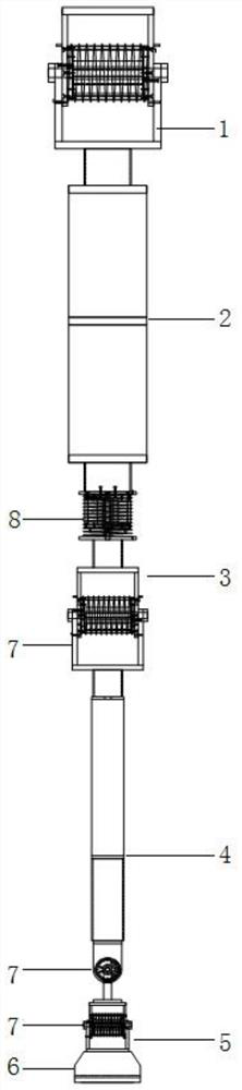 Human leg simulating structure for robot