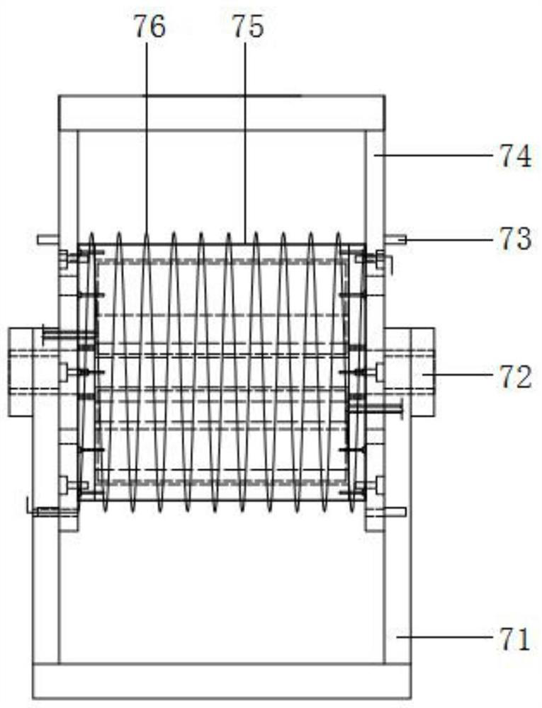 Human leg simulating structure for robot