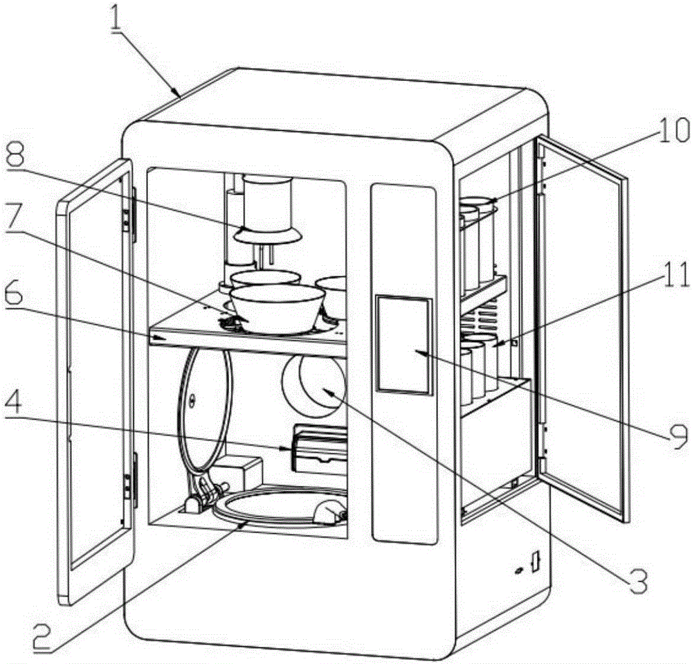 Intelligent frying machine