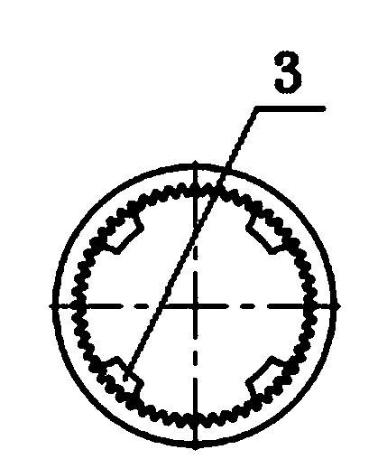 Precision forging and plastic molding process for inner toothed ring of winch