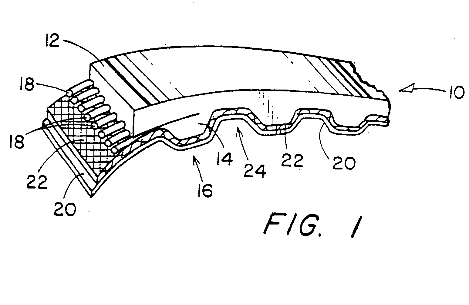 Wear resistant belts, and a process for their manufacture