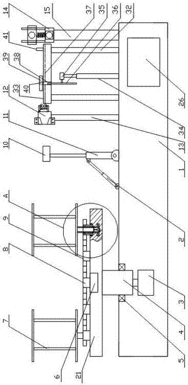 Waste cable material separating and recycling device