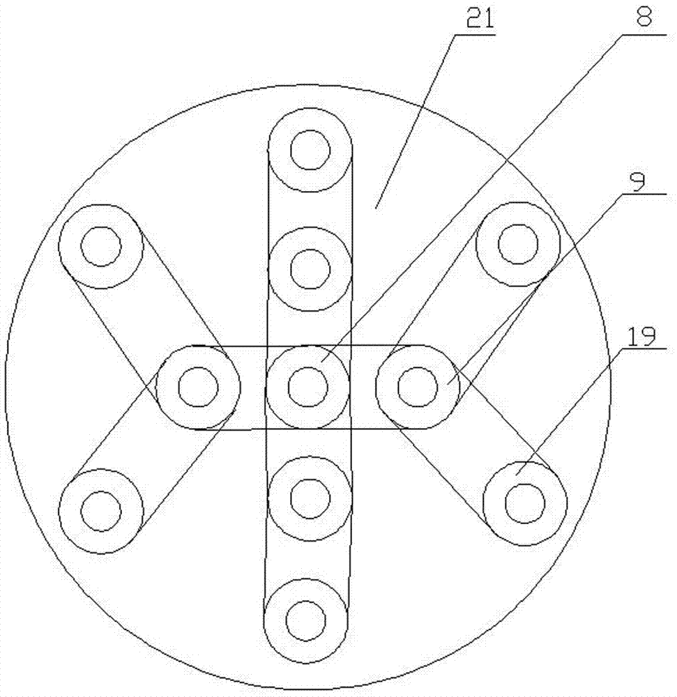 Waste cable material separating and recycling device