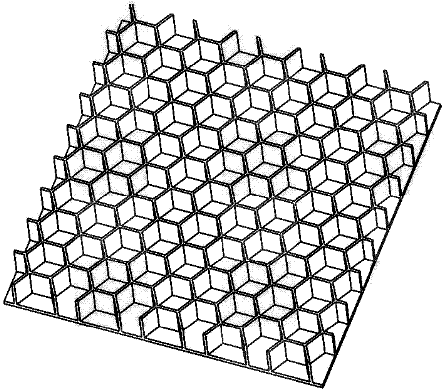 Method for preparing high-temperature alloy honeycomb insulation board based on injection forming