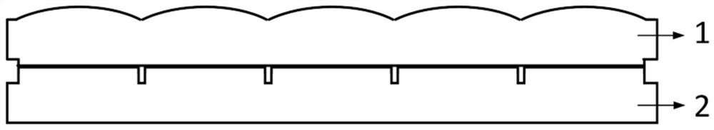 All-day imaging detector with multifunctional window and preparation method thereof