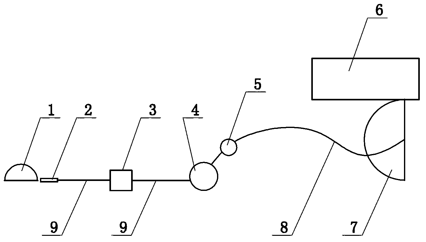 Barrel paper suction control device of cigarette packer