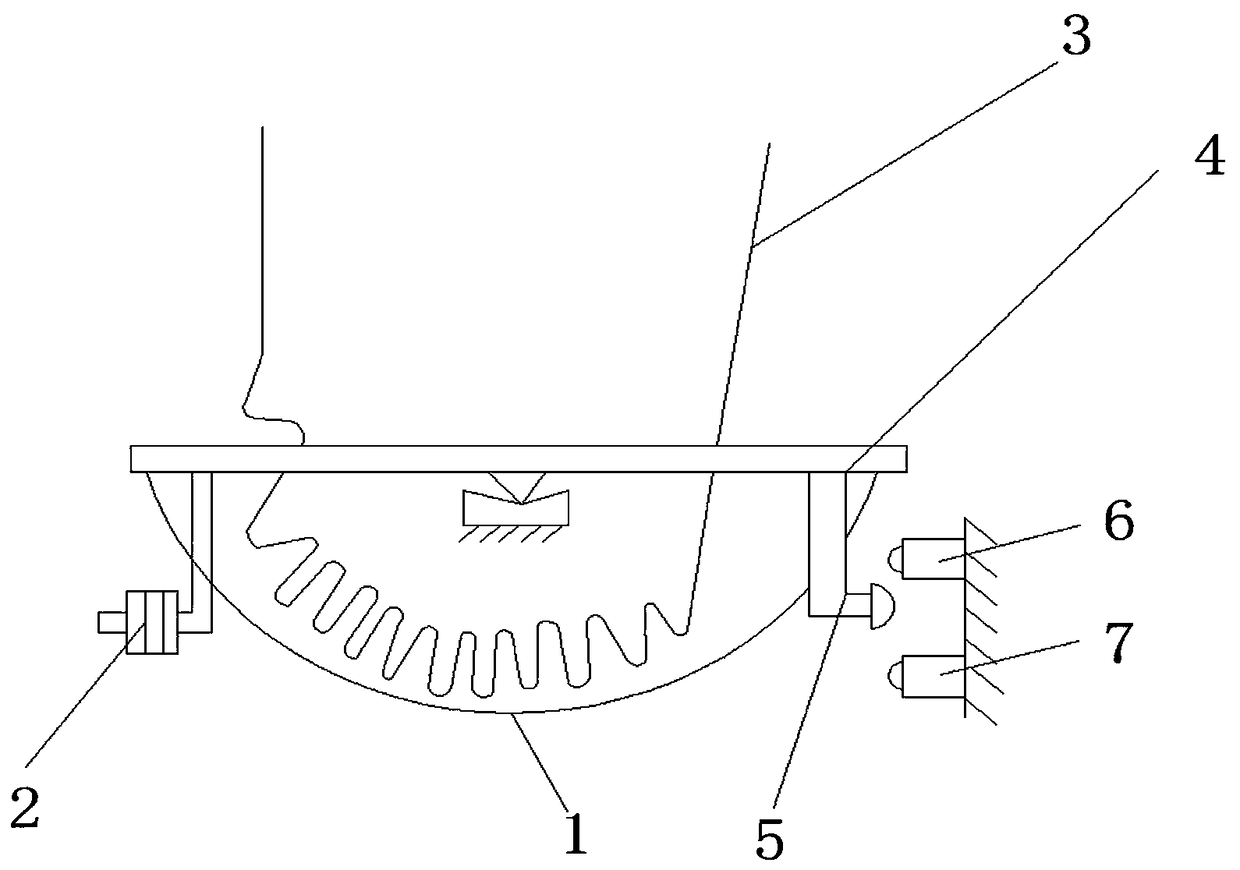 Fabric speed adjusting device