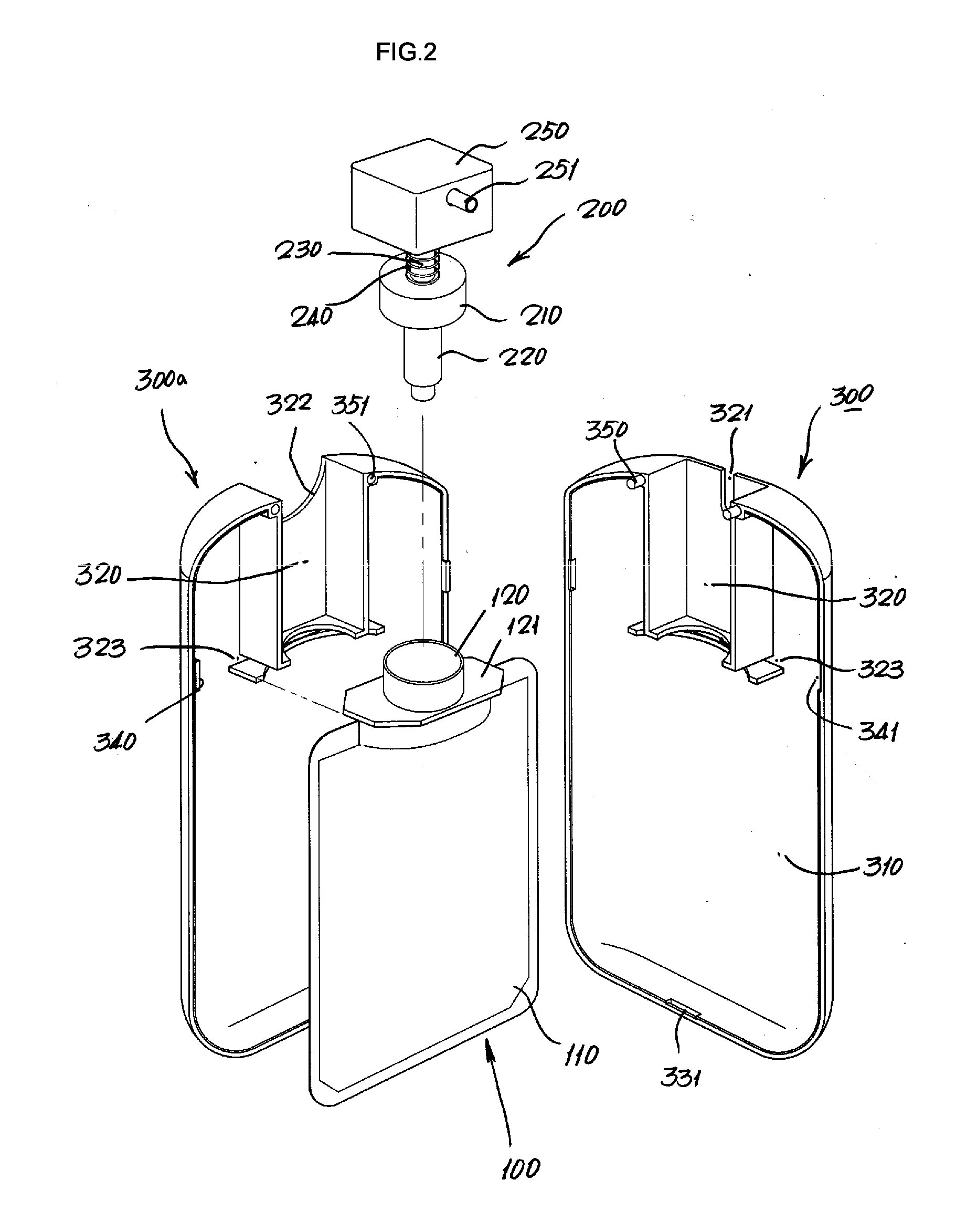 Openable cosmetic case of dual structure protecting tube