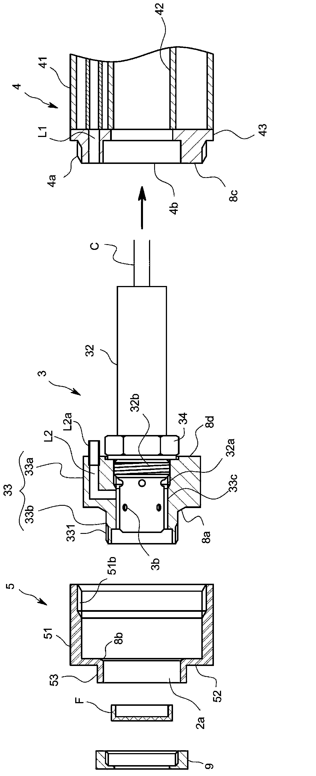 Exhaust gas analyzer and probe unit