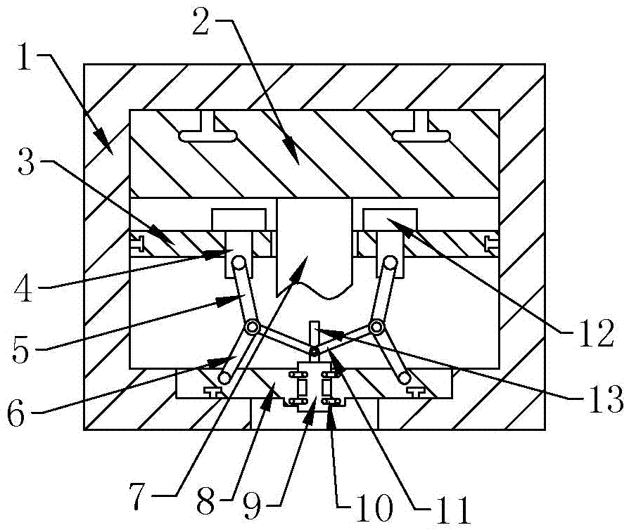 Jacking device for adjusting projector