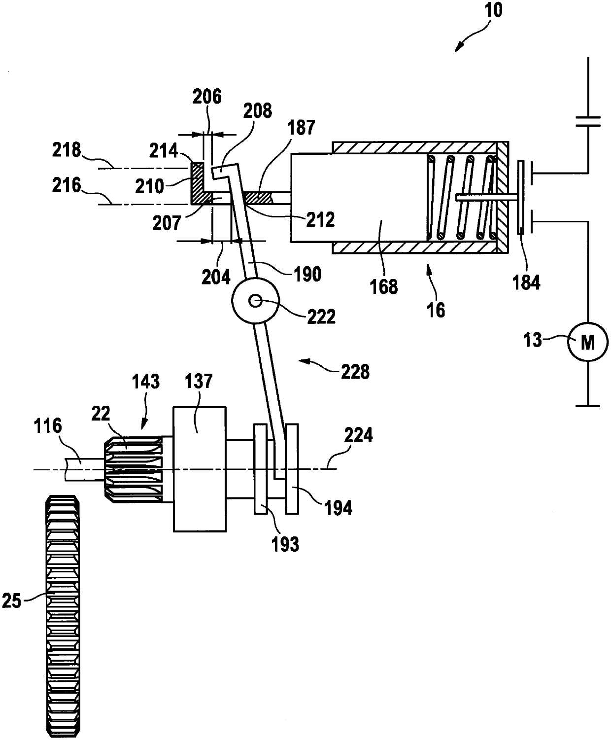 Starting devices for internal combustion engines