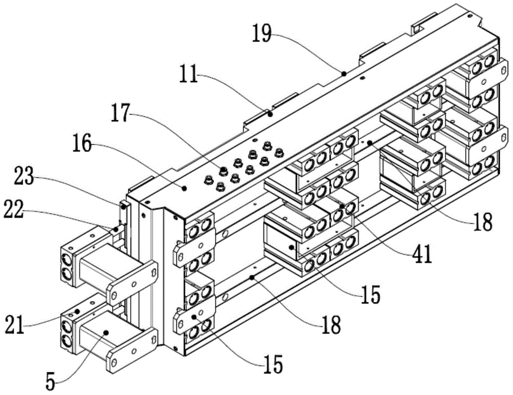 Special fixture for clamping frame artifacts